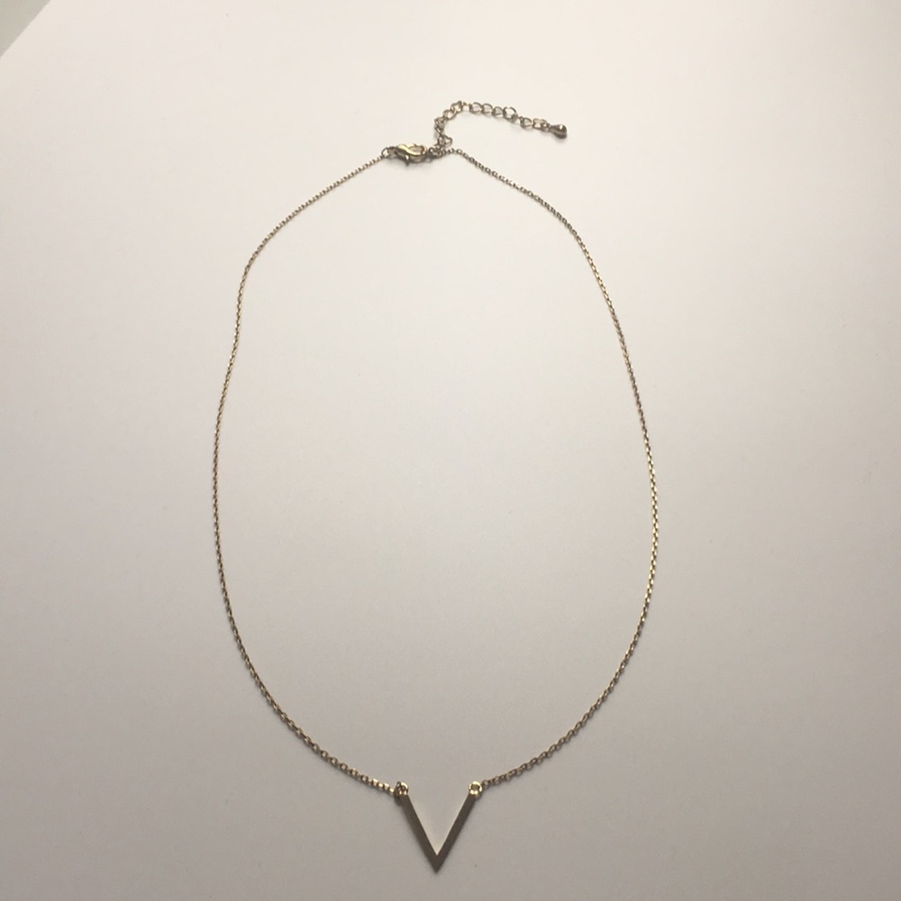 V shape necklace